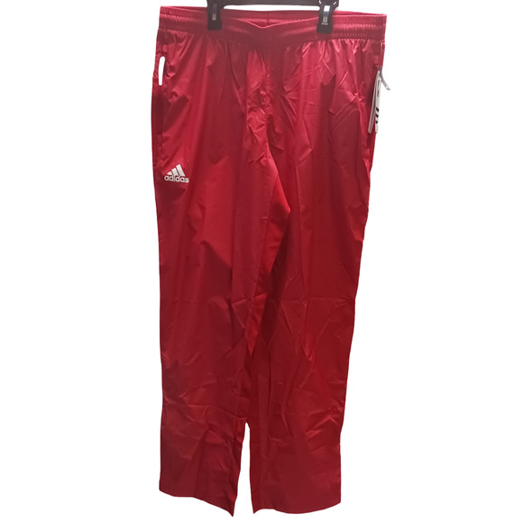 Adidas Modern Varsity Women’s Woven Pant Power Red Large 735PWSDU3 Non Solid New - Picture 12 of 16